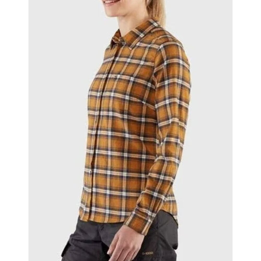 FJALLRAVEN women's ovik flannel shirt size XL